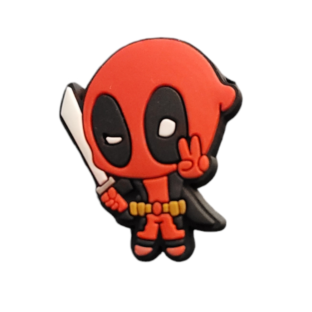 🎉NEW Deadpool Croc Charm